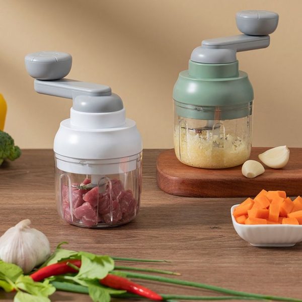 Kitchen Multifunctional Garlic Food Supplement Vegetable Cutter (White) - Image 2