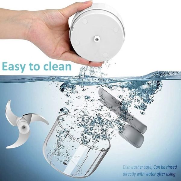 Kitchen Multifunctional Garlic Food Supplement Vegetable Cutter (White) - Image 4