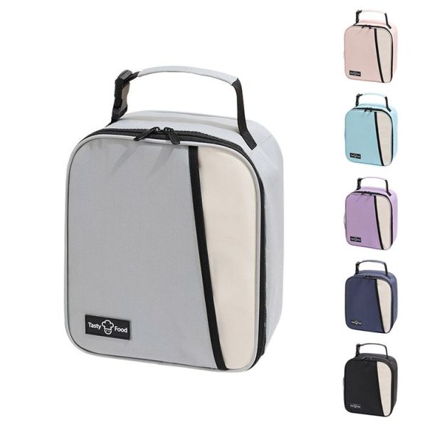 Portable Outdoor Picnic Portable Fresh-keeping Lunch Bag (Black) - Image 2
