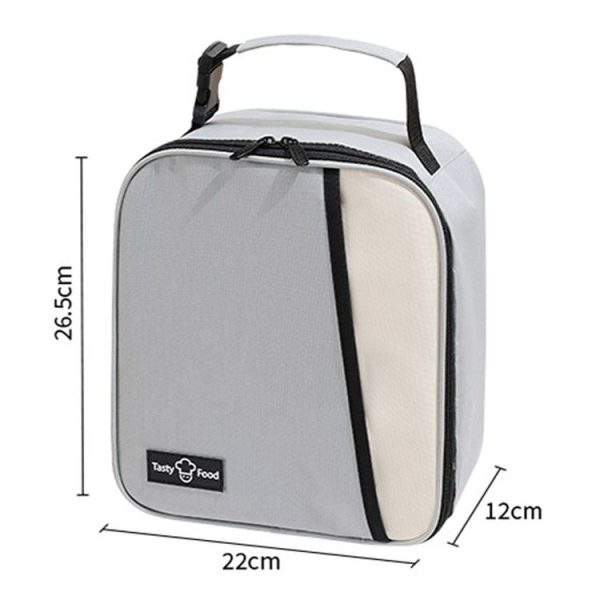 Portable Outdoor Picnic Portable Fresh-keeping Lunch Bag (Black) - Image 3