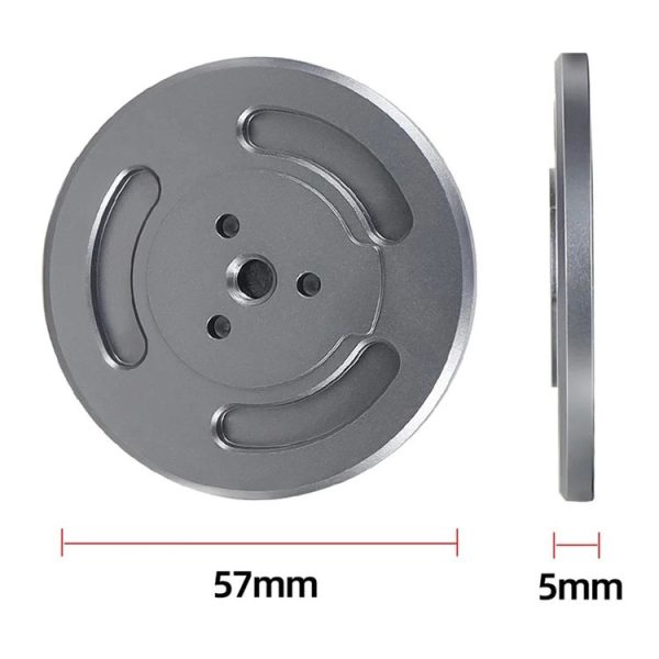 Magnetic Phone Holder with 1 / 4 Inch Hole for Tripod Magic Arm (Titanium Color) - Image 12