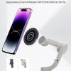 Magnetic Phone Holder with 1 / 4 Inch Hole for Tripod Magic Arm (Titanium Color) - Image 4