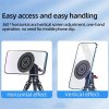 Magnetic Phone Holder with 1 / 4 Inch Hole for Tripod Magic Arm (Titanium Color) - Image 5