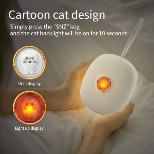 Silent Vibrating Alarm Clock with Multiple Functions for Hearing-impaired People (TS-BC680) - Image 5