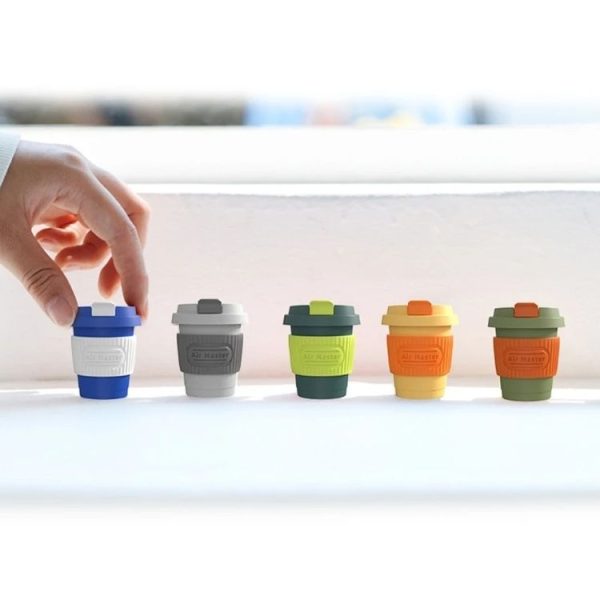 BEN.JACK Coffee Cup Car Perfume Air Conditioner Air Outlet Aromatherapy Ornaments (Dark Night Green+Fluorescent Green) - Image 5