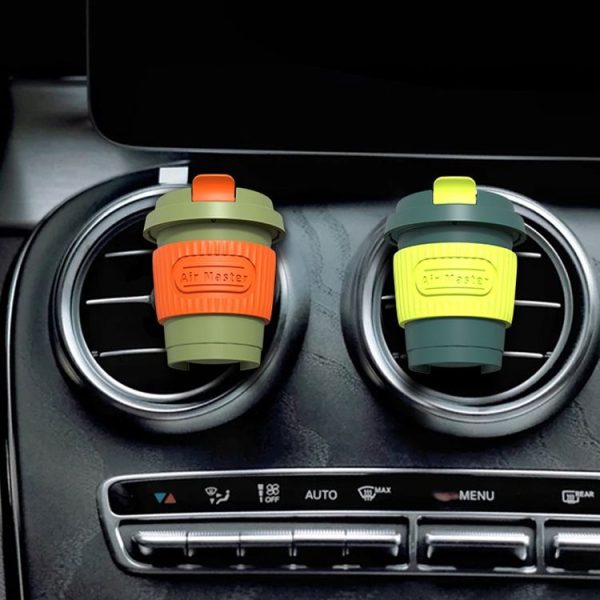 BEN.JACK 4pcs / Set Coffee Cup Air Outlet Aromatherapy Refill Tablets (Morning Lily) - Image 5