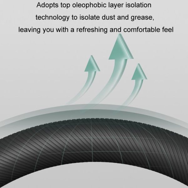 BEN.JACK Car Anti-slip Sweat-absorbent Liquid Silicone Steering Wheel Cover (Black) - Image 6