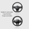 BEN.JACK Car Anti-slip Sweat-absorbent Liquid Silicone Steering Wheel Cover (Black) - Image 7