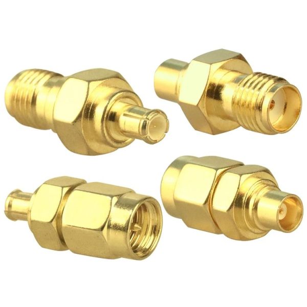 SMA Male To MCX Male High Frequency Coaxial Connector Antenna Rotating Joint - Image 2