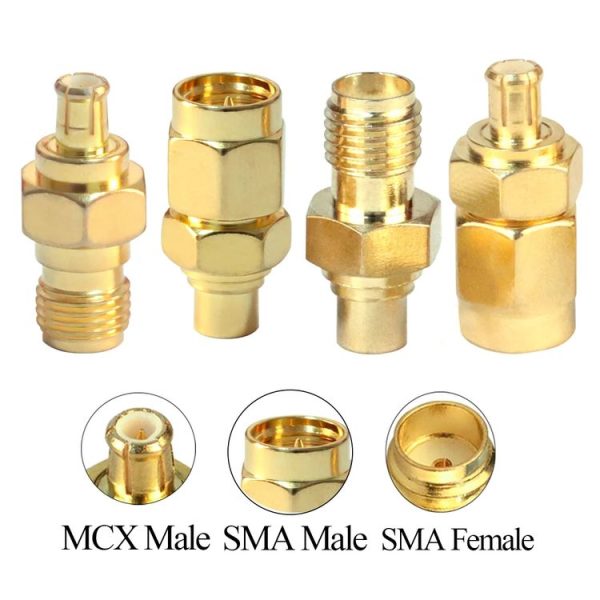 SMA Male To MCX Male High Frequency Coaxial Connector Antenna Rotating Joint - Image 4