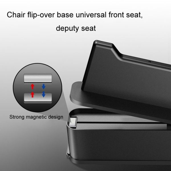 BEN.JACK Multifunctional Car Seat Gap Storage Box (Black) - Image 4