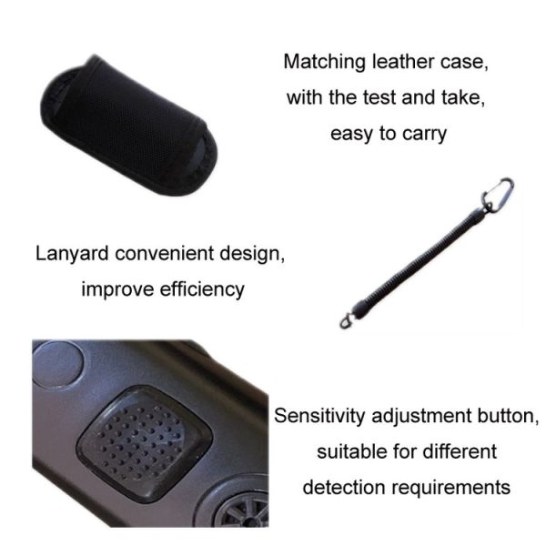 Mini Waterproof Handheld Metal Positioning Rod Detector (Orange) - Image 4
