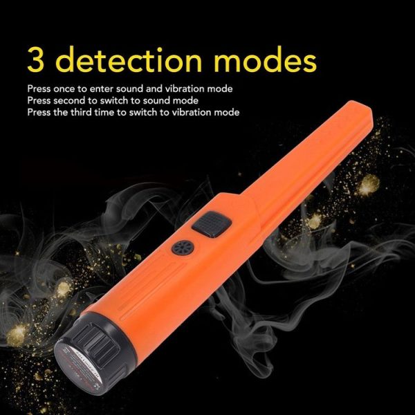Mini Waterproof Handheld Metal Positioning Rod Detector (Orange) - Image 5