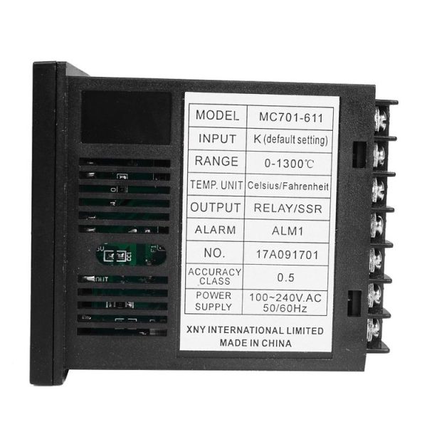 SINOTIMER MC701 Universal Input Short Case PID Intelligent Temperature Controller Meter Heating Cooling Relay SSR Solid State Output - Image 5