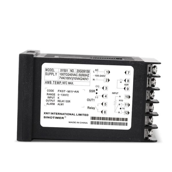 SINOTIMER XY501 Short Shell Intelligent PID Temperature Control Instrument Heating Refrigeration Relay SSR Solid State Output - Image 5