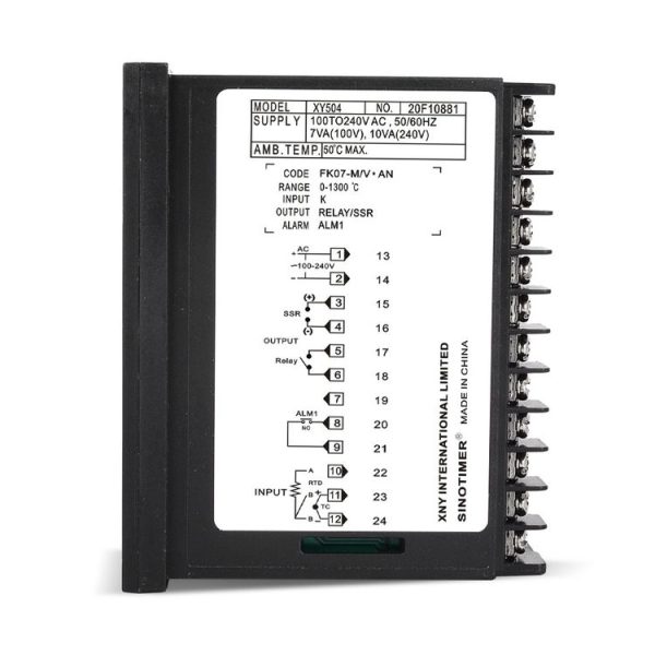 SINOTIMER XY504 Smart Temperature Control Instrument Short Case PID Heating Refrigeration Relay SSR Solid State Output - Image 4