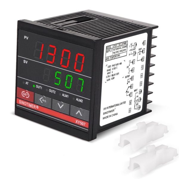 SINOTIMER XY507 Smart Temperature Control Instrument Short Shell PID Heating Relay SSR Solid State Output
