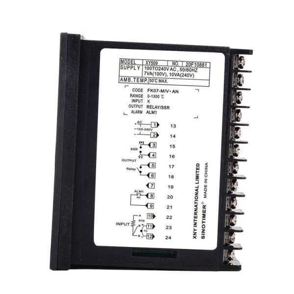 SINOTIMER XY509 Smart Temperature Control Instrument Short Case PID Heating Relay SSR Solid State Output - Image 4