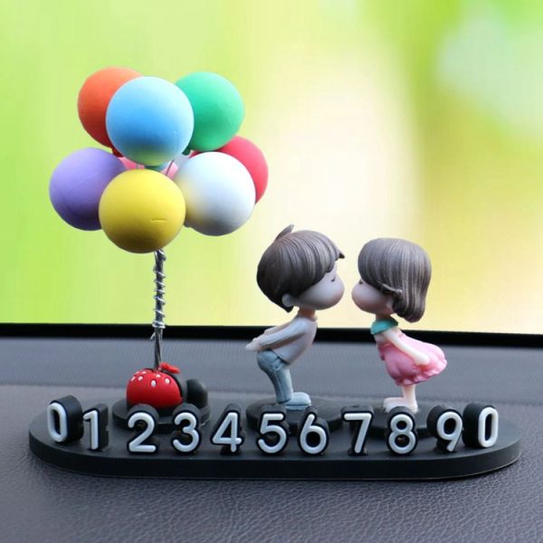 3D Temporary License Plate Removal Ornaments Anti-slip Base (Black) - Image 4