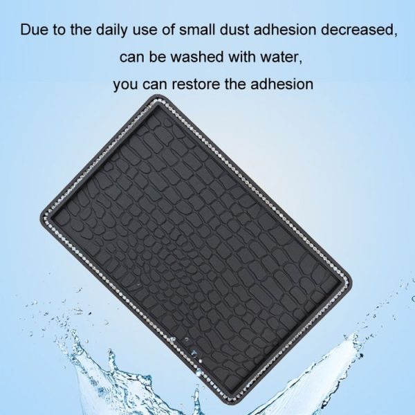 Car Storage Mat Anti-slip Mat for Mobile Phone Ornaments, Style: Without Diamond - Image 4