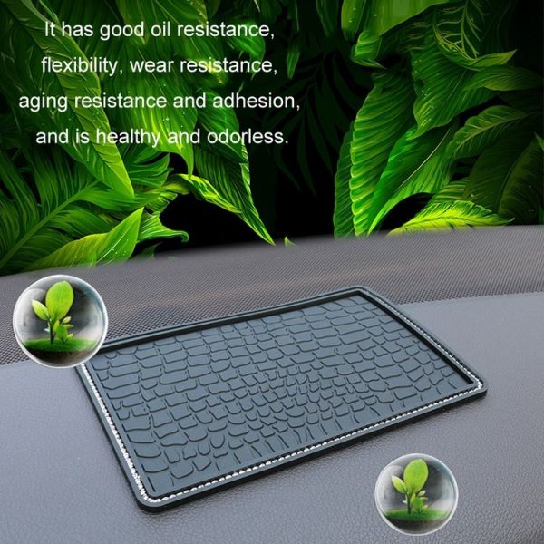Car Storage Mat Anti-slip Mat for Mobile Phone Ornaments, Style: Without Diamond - Image 5