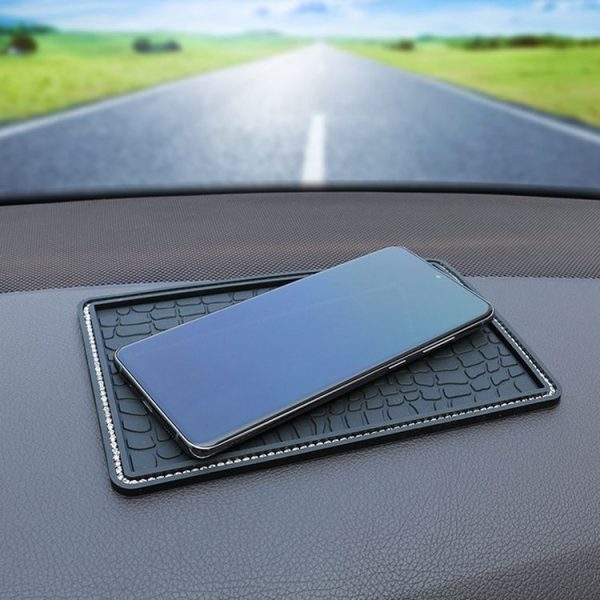 Car Storage Mat Anti-slip Mat for Mobile Phone Ornaments, Style: Without Diamond - Image 6