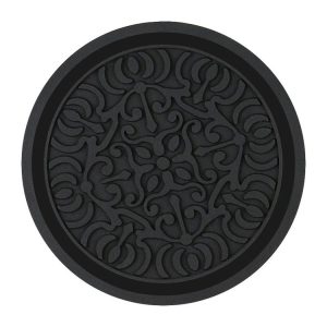 Totem Stripe Car Coaster Storage Non-Slip Insulating Mat, Color: Black No Diamond
