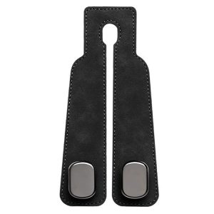 Car Seat Mack Multifunctional Metal Hook Mobile Phone Holder, Style: No Mark (Black)