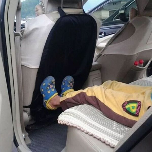 Car Child Seat Anti Kick Mats Anti Dirt Protective Mats (Black) - Image 4