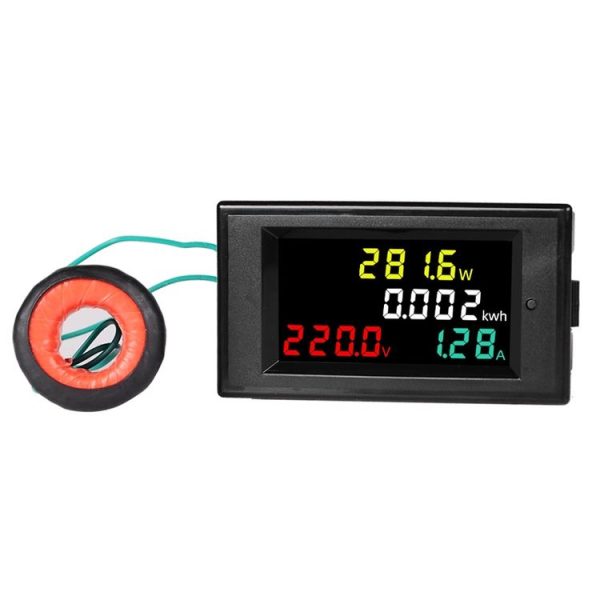 SINOTIMER SPM002 Liquid Crystals AC Digital Voltage And Current Meter Power Monitor, Specification: AC80-300V 100A