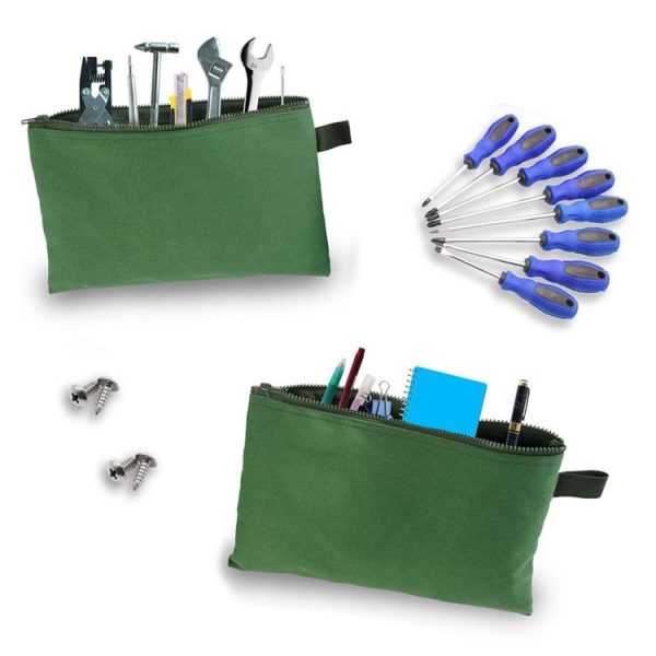 Canvas Hardware Toolkit Multifunctional Portable Carry-on Electrician Storage Bag - Image 3