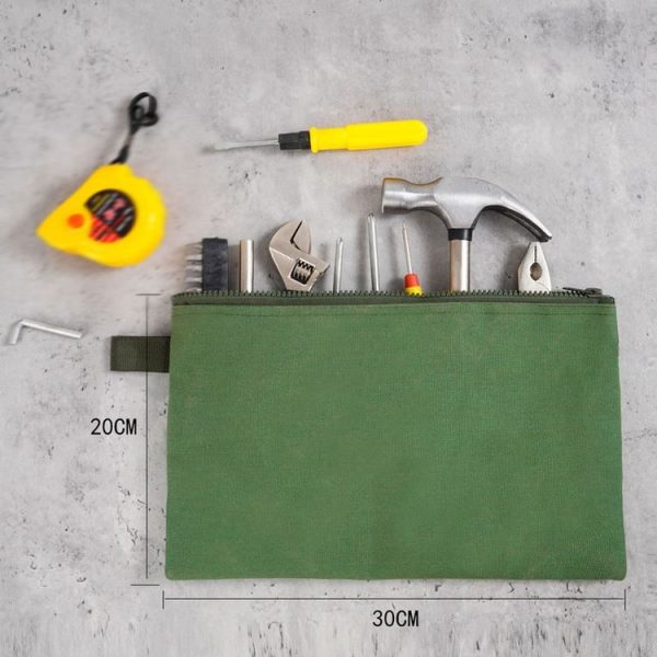 Canvas Hardware Toolkit Multifunctional Portable Carry-on Electrician Storage Bag - Image 4
