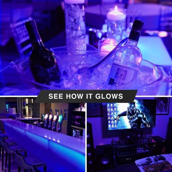 2pcs / Pack 9W E27 LED Purple Light UV Bulbs Ambient Light (White) - Image 5
