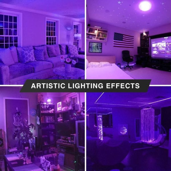 2pcs / Pack 9W E27 LED Purple Light UV Bulbs Ambient Light (White) - Image 6