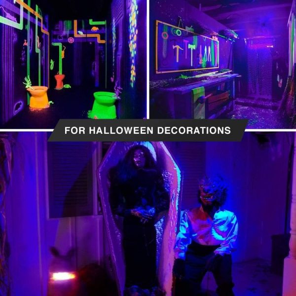 2pcs / Pack 9W E27 LED Purple Light UV Bulbs Ambient Light (White) - Image 7
