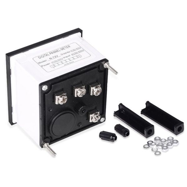 SINOTIMER N-72V AC Voltage Signal Indicator Square Turntable LED Digital Display Voltmeter - Image 4