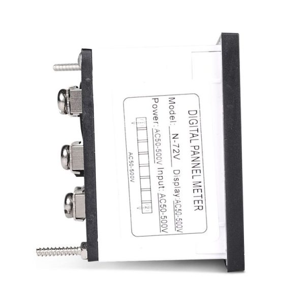 SINOTIMER N-72V AC Voltage Signal Indicator Square Turntable LED Digital Display Voltmeter - Image 5
