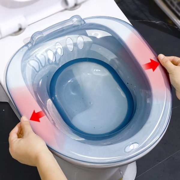 Toilet Bidet Free Squatting Soak Medicine Bathtubs For Pregnant Women (Light Pink) - Image 6