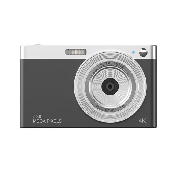50 MP HD Camera 4K Video Retro Vlog Self-Shooting Camera (Black)