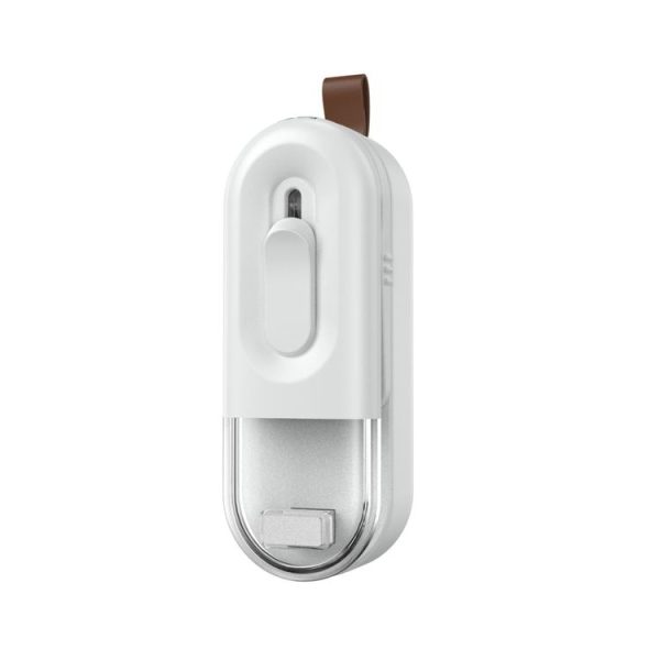 Food Packaging Sealer 2 In 1 Magnetic Mini Handheld Vacuum Sealer Machine With Cutter (White)