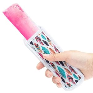 Neoprene Printed Popsicle Cover Ice Stick Bag (Random Color Delivery)