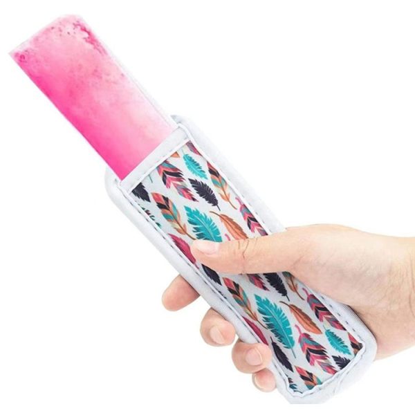 Neoprene Printed Popsicle Cover Ice Stick Bag (Random Color Delivery)