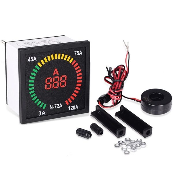 SINOTIMER N-72A AC Current Signal Indicator Square Turntable LED Digital Ammeter - Image 5