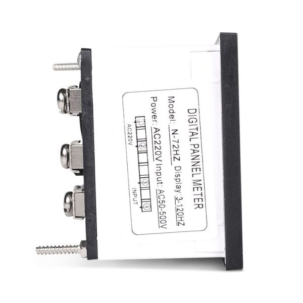 SINOTIMER N-72HZ AC Frequency Signal Indicator Square Turntable LED Digital Frequency Meter - Image 4