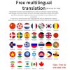 40 Languages Instant Real-Time Translation Smart Wireless BT5.0 Translation Earphone (Black) - Image 10