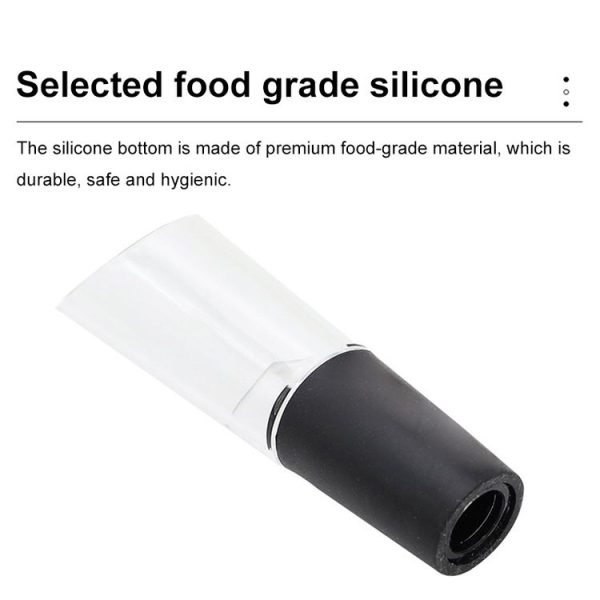 Mini Home Wine Pourer Red Wine Quick Decanter Silicone Wine Starter, Spec: Oblique Mouth - Image 4