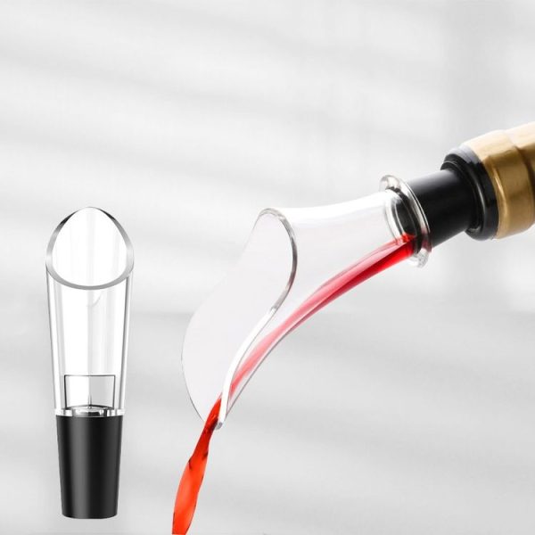 Mini Home Wine Pourer Red Wine Quick Decanter Silicone Wine Starter, Spec: Oblique Mouth - Image 8