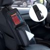 Car Seat Side Storage Hanging Bag Tissue Box, Model: H320 Litchi Pattern