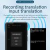 Hishell P40 Smart Translator 135 Languages Voice Intelligent Online Translation Machine Offline Multilanguage Speech Translate (Black) - Image 4