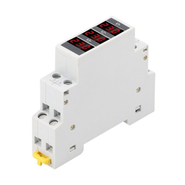 SINOTIMER SDM010 Modular Rail Type AC Three-Phase Digital Voltmeter Electronic Instrumentation - Image 6